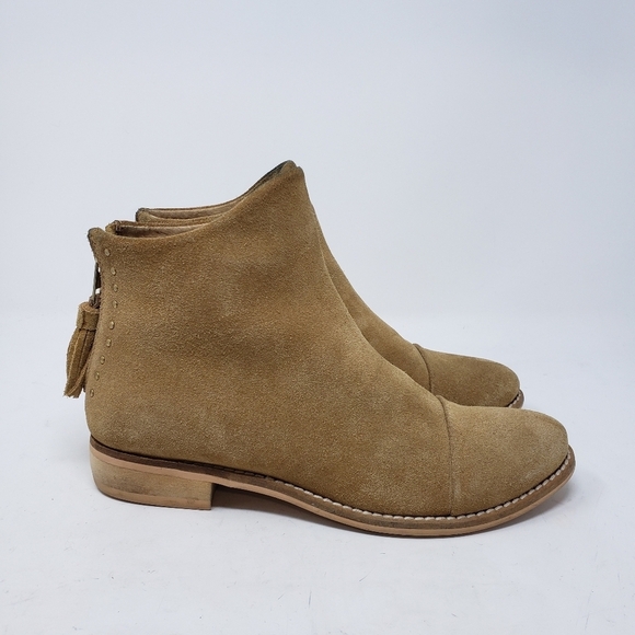 Ascot Friday x Matisse Payton tan suede ankle boot size 7.5 - Picture 4 of 9